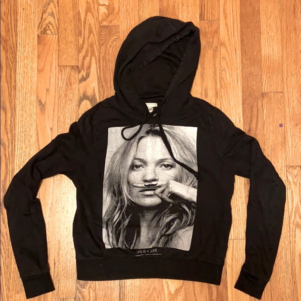 “life is a joke” Black hoodie